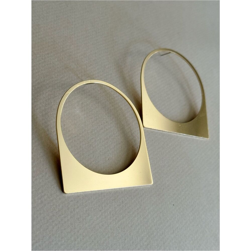 Geo hoop earrings #2651 - Picture 3 of 3